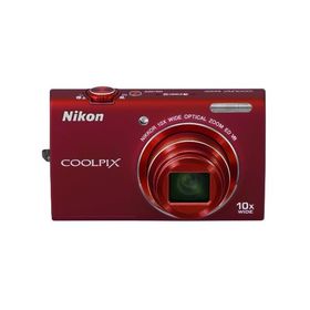 Nikon デジタルカメラ COOLPIX (クールピクス) S6200 ブリリアントレッド S(中古品)