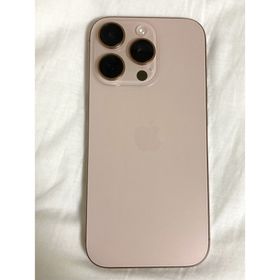 アップル(Apple)の(美品)iPhone16 Pro 256GB simフリー デザートチタニウム(スマートフォン本体)