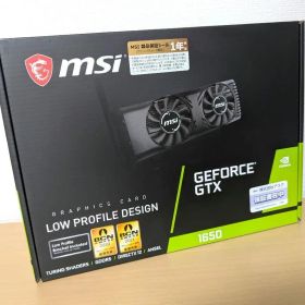 【新品未使用】MSI GeForce GTX 1650 4GT LP