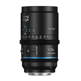 SIRUI Astra 75mm 1.33X T1.8フルフレーム アナモルフィック シネレンズ オートフォーカス フルサイズ対応 Lマウント LUMIX DCシリーズ・SIGMA fp/fp L・Leica SL ブルーフレア(AST-75-LB)