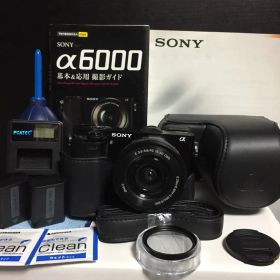 すぐ使える★付属品多数★Wi-Fi★高画質★SONY★α6000★カバー付き