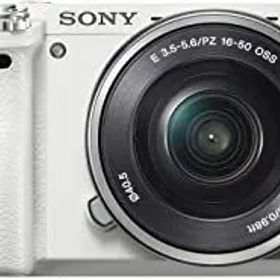 ソニー ミラーレス一眼 α6000 パワーズームレンズキット E PZ 16-50mm F3.5-5.6 OSS ホワイト ILCE-6000L W