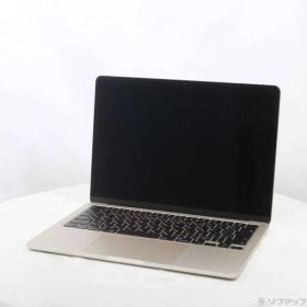 ソフマップ 〔展示品〕 MacBook Air 13.6-inch Mid-2022 MLY13J／A Apple M2 8コアCPU_8コアGPU 8GB SSD256GB スターライト 〔15.7 Sequoia〕【305】