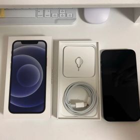 iPhone 12 本体 64GB ブラック simフリー 箱 充電器付