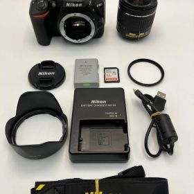 【返品保証・動作確認済】Nikon D5600 + AF-P 18-55mm VR レンズキット 美品