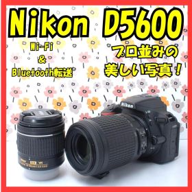 ❤Nikon D5600❤超高画質❤Wi-Fi＆Bluetooth転送❤美品❤