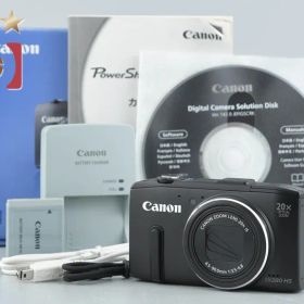 【中古】Canon キヤノン PowerShot SX280 HS ブラック コンパクトデジタルカメラ 元箱付き