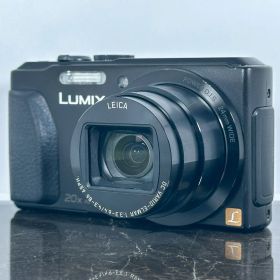 【美品】Panasonic LUMIX DMC-TZ40 ブラック 1810万画素 20倍ズーム LEICAレンズ Wi-Fi GPS フルHD動画 手ブレ補正 トラベルコンパクトデジタルカメラ