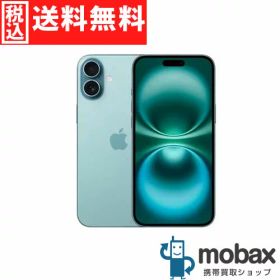 ◆ポイントUP◆《国内版SIMフリー》【新品未開封品（未使用）】 iPhone 16 Plus 256GB [ティール] MXVL3J/A 白ロム 6.7インチ Apple（SIMフリー）
