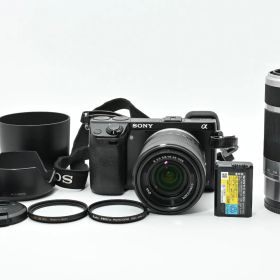 ソニー SONY NEX-7 ＋ E 4.5-6.3 55-210mm OSS ＋ E 3.5-4.6 18-55 OSS レンズセット #A0645