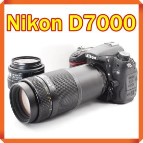 シャッター数6929回 Nikon D7000 一眼レフカメラ ダブルレンズ