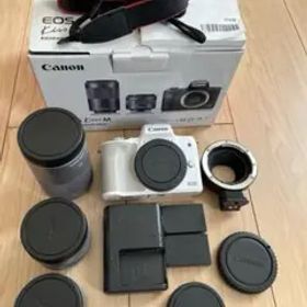 Canon EOS kiss M ダブルズームキット 単焦点レンズ付き