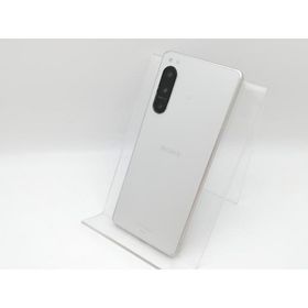 【中古】SONY au 【SIMフリー】 Xperia 5 IV 8GB 128GB SOG09 エクリュホワイト【中野】保証期間１ヶ月【ランクC】