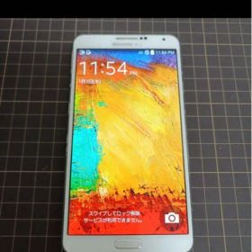 SAMSUNG GALAXY Note SC-01F 32GB ホワイト スマホ