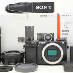 【中古】 『極美品』 Sony α6000 ダブルズームキット / ILCE-6000Y / Sony / ソニー / ミラーレス一眼カメラ / ダブルレンズキット