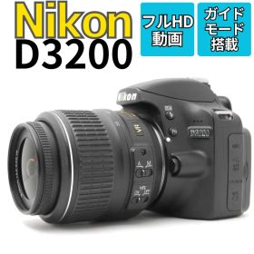 【美品】Nikon D3200 スマホ転送 フルHD動画対応 高画質モデル