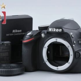 【中古】Nikon ニコン D3200 ブラック デジタル一眼レフカメラ シャッター回数僅少