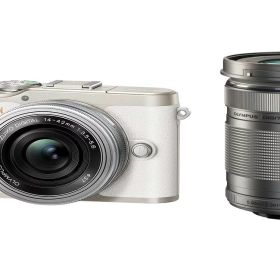 OLYMPUS ミラーレス一眼カメラ PEN E-PL10 EZダブルズームキット ホワイト