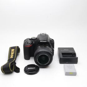 【シャッター回数：30000回】Nikon デジタル一眼レフカメラ D5500 18-55 VRII レンズキット ブラック 2416万画素 3.2型液晶 タッチパネル D5500LK18-55BK