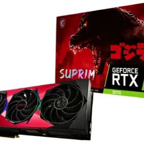【中古】 MSI GeForce RTX 3070 SUPRIM SE 8G LHR x GODZILLA グラフィックスボード VD7771