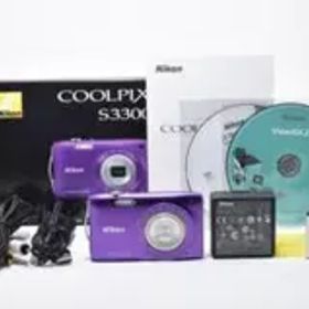 【お値下げ歓迎・美品】 ニコン Nikon COOLPIX S3300 パープル