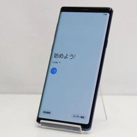 スマートフォン 本体 Galaxy Note9 SCV40 Samsung au SIMロック解除済み SIMフリー 残債なし 128GB ブルー