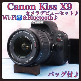 ✨Canon kiss X9✨スマホ転送OK✨一眼レフカメラ✨バッグ付！