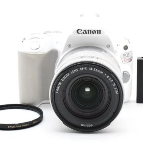 ■ 良品 ■ キヤノン Canon EOS kiss X9 ホワイト ＋ EF-S 18-55mm F4-5.6 IS STM 《レンズセット・動作確認済》 #A1005