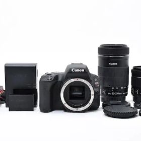 ＜並品＞キヤノン Canon EOS Kiss X9 ブラック ダブルズームキット