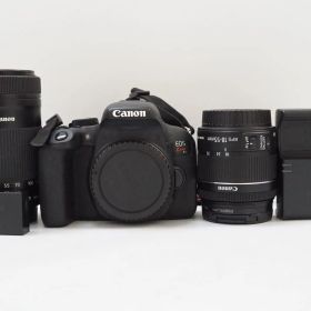 L141741)Canon キヤノン EOS Kiss X9i ダブルズームキット デジタル 一眼レフ カメラ EF-S 18-55mm 55-250mm
