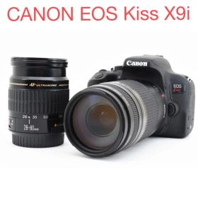 保証付き/Canon EOS Kiss X9i 標準&望遠ダブルレンズセット