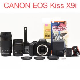 一眼レフカメラ CANON EOS Kiss X9i標準&望遠ダブルレンズセット