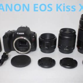 キャノンcanon kiss x9標準&望遠&単焦点トリプルレンズセット