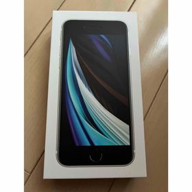 アイフォーン(iPhone)のiPhoneSE2 ホワイト 64GB SIMフリー バッテリー100%(スマートフォン本体)