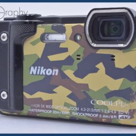 【動作保証】 ニコン Nikon COOLPIX W300 5x バッテリー付属 同梱無料 #yk6438