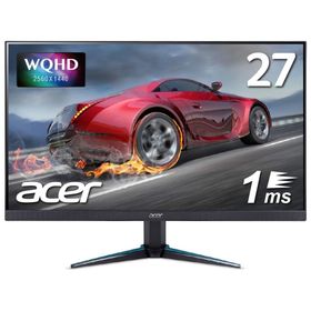 ゲーミングモニター Acer Nitro VG0 27型 [VG270Ubmiipx] (状態：軽度箱破損)（中古未使用品） PCハード