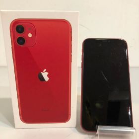 ◆Apple iPhone11 128GB レッド MWM32J/A KDDI系 バッテリー73% 利用制限〇 中古◆19190★