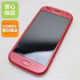 フジツウ(富士通)の超美品 F-42A らくらくスマートフォン ピンク M555(スマートフォン本体)