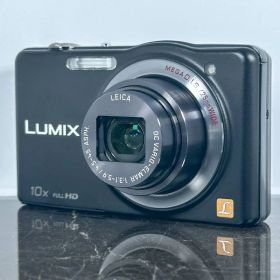 【美品】Panasonic LUMIX DMC-SZ7 ブラック コンデジ デジカメ 光学10倍ズーム フルHD動画 手ブレ補正付き 動作確認済み