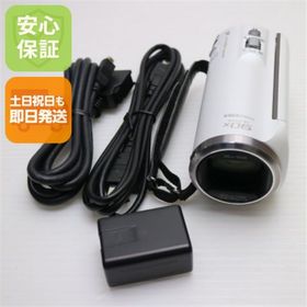 パナソニック(Panasonic)の新品同様 HC-V480MS ホワイト M333(ビデオカメラ)