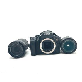 キヤノン(Canon)の【全額返金保証】【最速発送】Canon デジタル一眼 EOS Kiss X7i / EF-S 55-250mm F4-5.6 IS STM / EF-S 18-55mm F3.5-5.6 IS STM 美品 動作確認済(デジタル一眼)