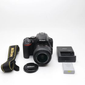 【シャッター回数：30000回】Nikon デジタル一眼レフカメラ D5500 18-55 VRII レンズキット ブラック 2416万画素 3.2型液晶 タッチパネル D5500LK18-55BK