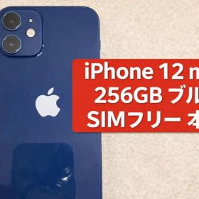 iPhone12 mini 256GB ブルー SIMフリー 動作確認済