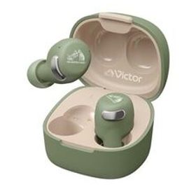 D★JVCケンウッド Victor HA-A30T2-G ワイヤレスイヤホン Bluetooth Ver.5.3 ノイズキャンセリ