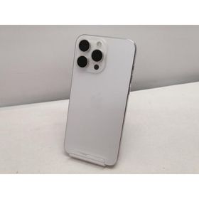【中古】Apple 国内版 【SIMフリー】 iPhone 15 Pro Max 256GB ホワイトチタニウム MU6Q3J/A【池袋東口】保証期間１ヶ月【ランクB】
