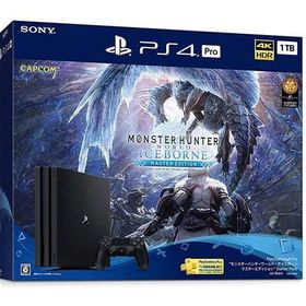 プレイステーション4 Pro本体 1TB モンハン アイスボーン スターターパック ブラック PS4ハード