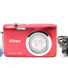 ■ 美品 ■ ニコン Nikon COOLPIX A100 レッド 《動作確認済・SDカード付・すぐに使えます！》#258-03M26-Y