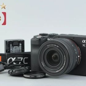 【中古】SONY ソニー α7C ILCE-7CL ズームレンズキット ブラック シャッター回数僅少