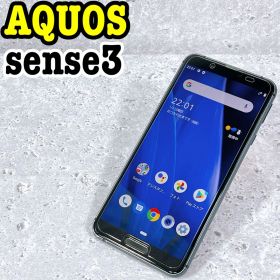 美品 AQUOS sense3 SH-M12 64GB SIMフリー ブラック