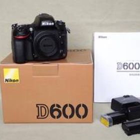 ニコン NIKON D600ボデー、元箱・ボデーキャップ・充電器・バッテリー（2個）・取説・付属、ショット数約41,450枚